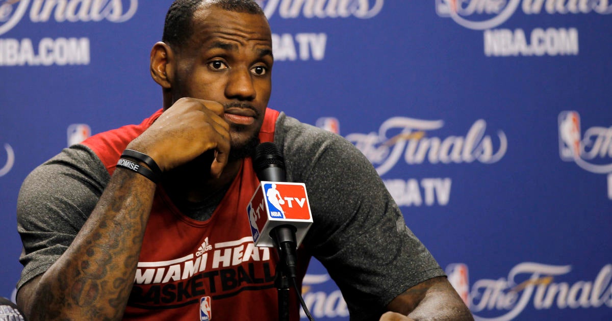 Lebron James Heat On Brink Of Nba Title Cbs News