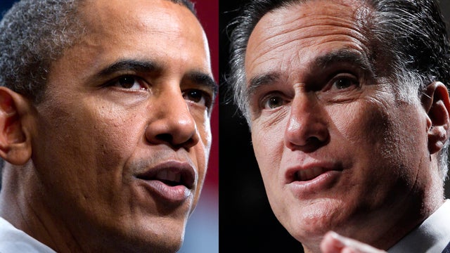 President Barack Obama and Mitt Romney 
