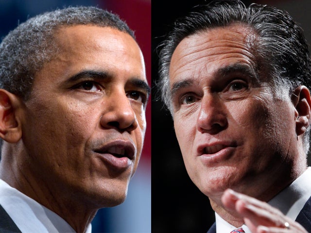 President Barack Obama and Mitt Romney 