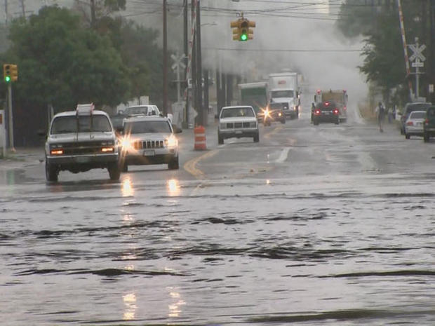 Rainstorm Floods Some Denver Streets On Monday 