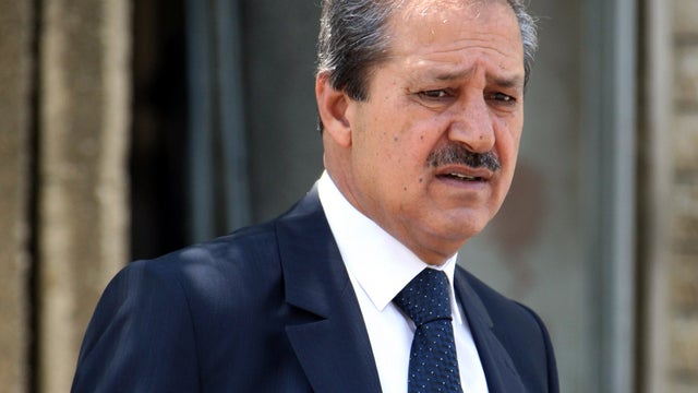 Then-Syrian Ambassador to Iraq Nawaf Fares is seen July 7, 2009, in Damascus, Syria. Fares announced his defection to Syria's opposition movement July 11, 2012. 