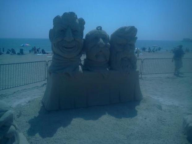 Revere Beach Sand Sculptures 