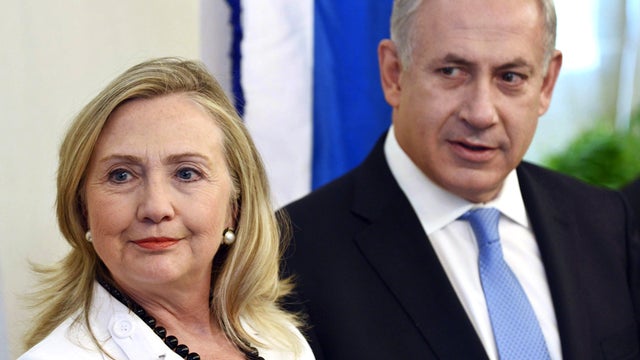 Hillary Clinton, Benjamin Netanyahu, Israel 