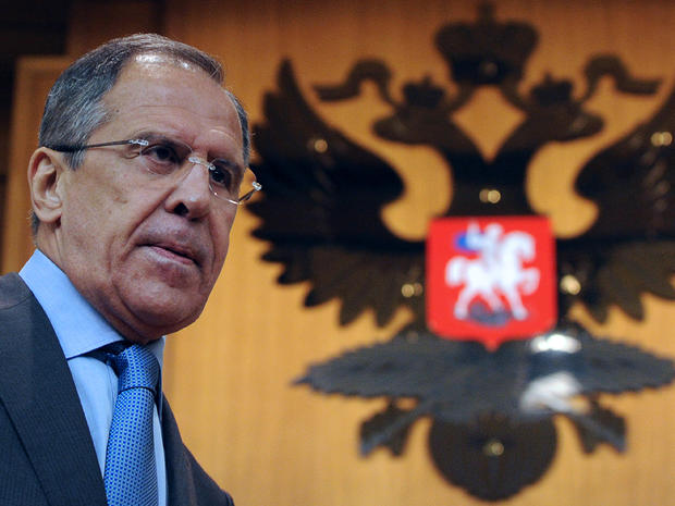 Russian Foreign Minister Sergei Lavrov attends a press conference in Moscow July 16, 2012. 