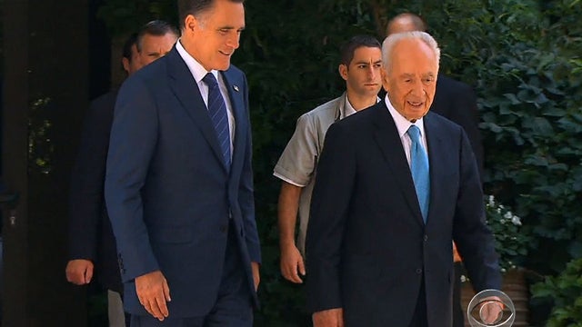 Mitt Romney, Shimon Peres 