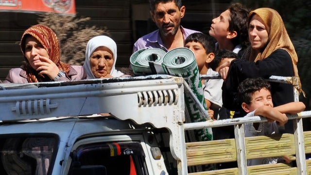 The dangerous road into Aleppo 