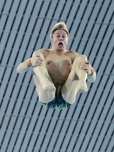 Olympic divers' funny faces