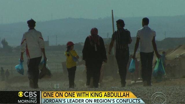 Syrian refugee camp in Jordan 