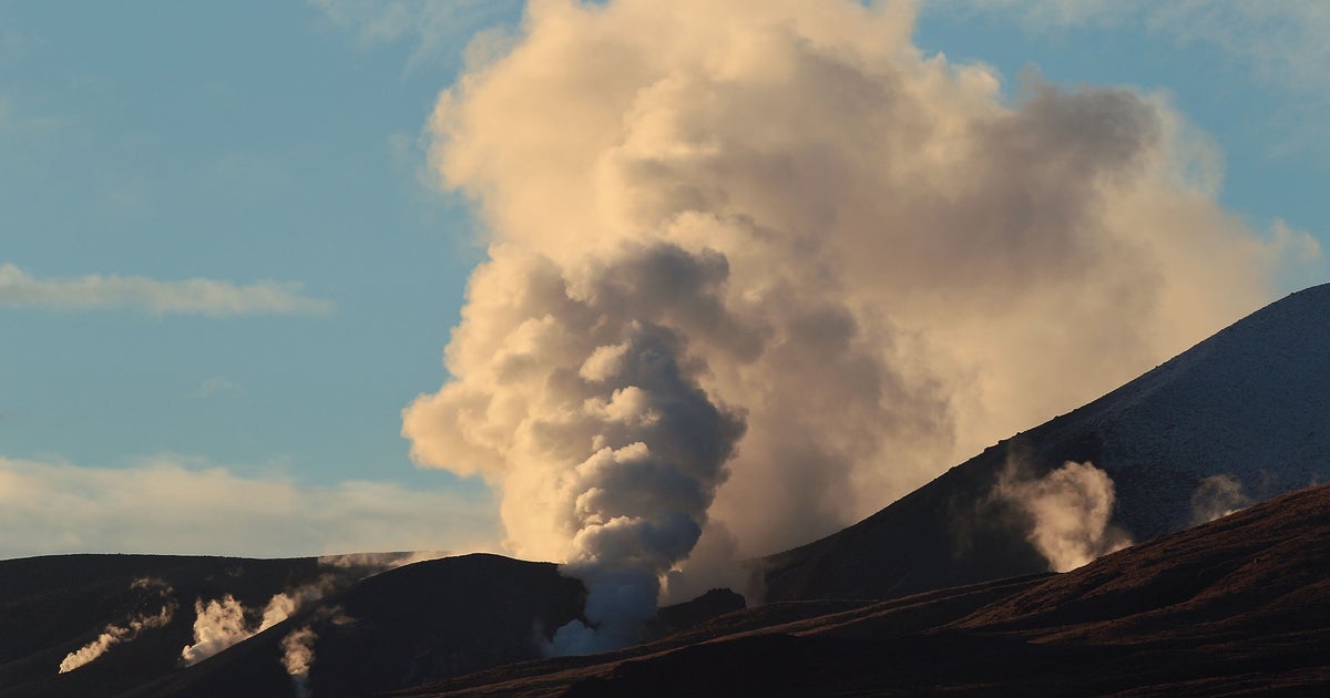New Zealand volcano erupts