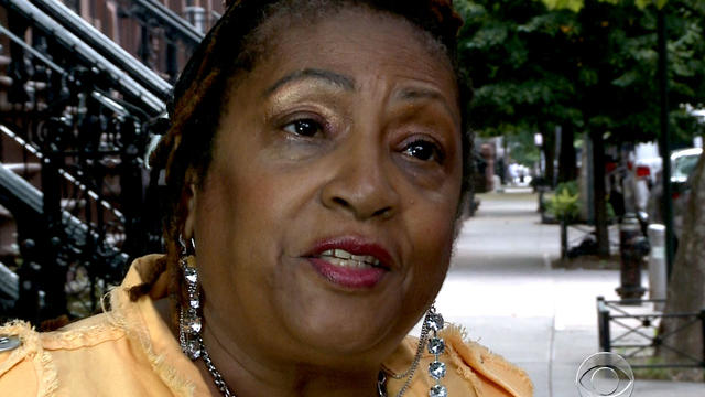 Jackie Rowe-Adams founded Harlem Moms, a support group for parents of murdered children. She supports stop and frisk as well as stricter gun laws. 