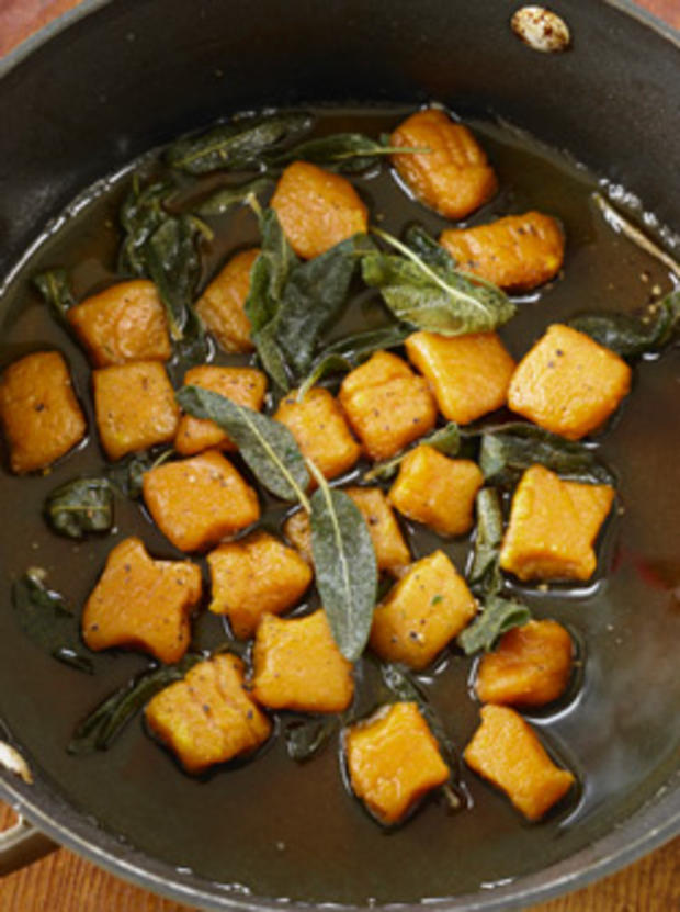 Sweet Potato Gnocchi with Sage Butter from Chloe's Kitchen 