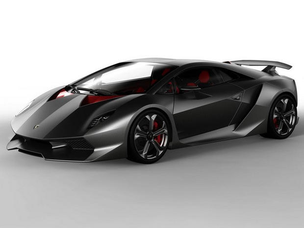 Lamborghini's Sesto Elemento, a concept car, is seen on Sept. 29 at Paris Motor Show 2010. 