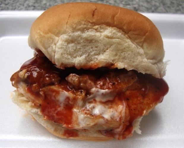 Buffalo Chicken Slider From Our Heros Truck 