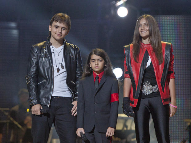 Oct. 8, 2011 file photo, from left, Prince Jackson, Prince Michael II "Blanket"Jackson and Paris Jackson arrive on stage at the Michael Forever the Tribute Concert, at the Millennium Stadium in Cardiff, Wales. A judge is expected on Wednesday Aug. 22, 2012 to appoint Michael Jackson&raquo;??s nephew TJ Jackson to serve as co-guardian of the singer&raquo;??s three children, sharing duties with family matriarch Katherine Jackson. 