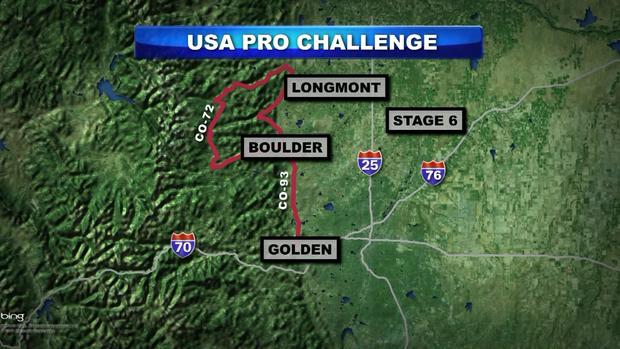 STAGE 6 USA PRO CHALLENGE MAP 