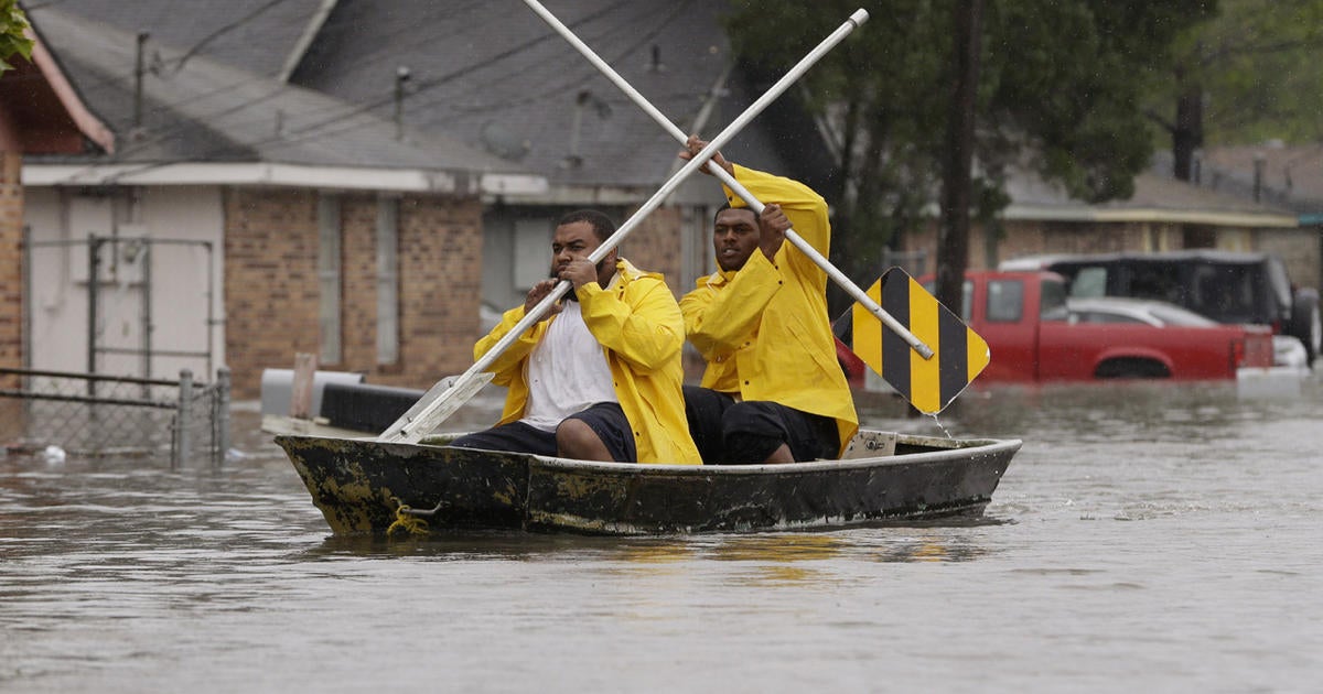 Waters recede in Louisiana, leaving sopping mess - CBS News