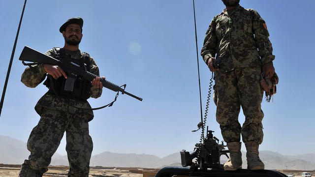 Afghan National Army soldiers 