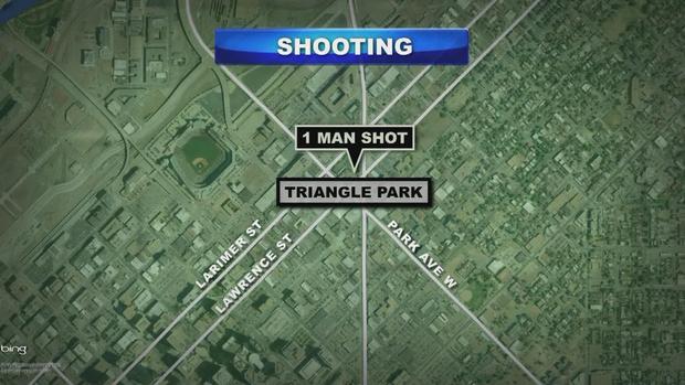 TRIANGLE PARK SHOOTING MAP. 