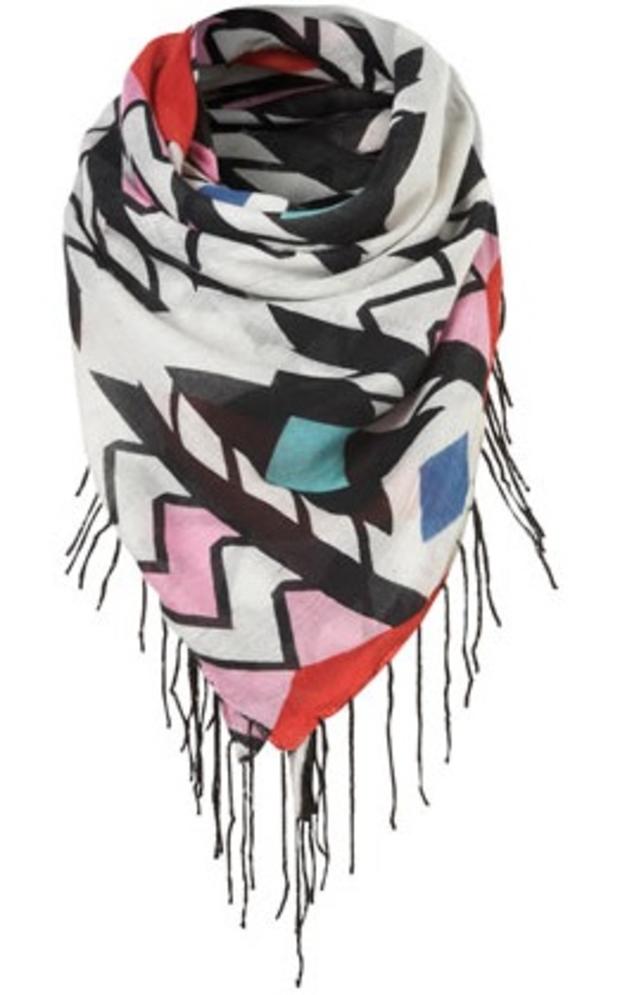 Bead Edge Triangle Scarf from Topshop 