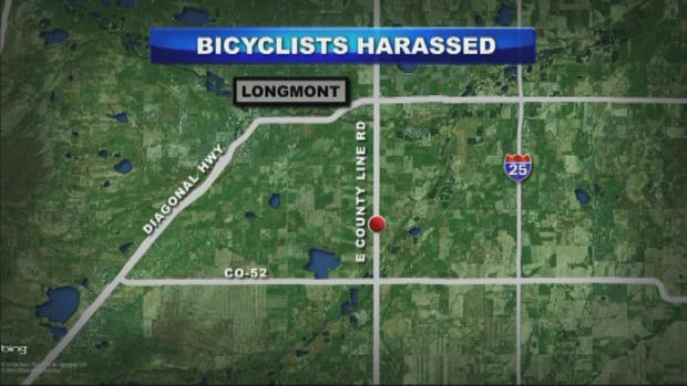 HARASSED CYCLISTS MAP 