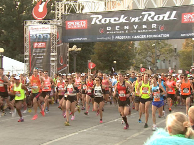 Sports Authority Rock 'n' Roll Denver Marathon &amp; ½ Marathon 2012 Starting Line 