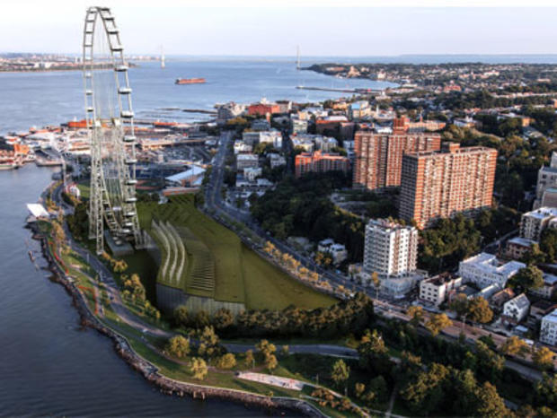 Staten Island Ferris Wheel Rendering 