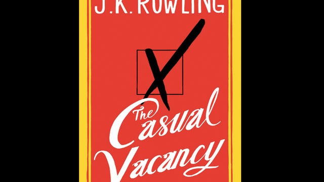 Photo made available by Little, Brown and Co. shows cover of "The Casual Vacancy," J.K. Rowling's first novel for adults 