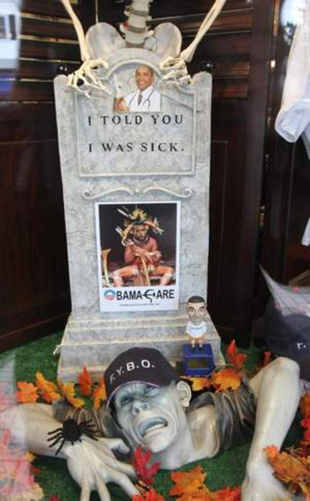 Obama Witch Doctor display 