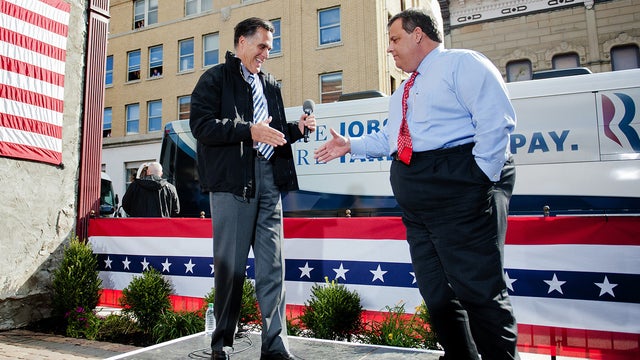 Mitt Romney, Chris Christie 