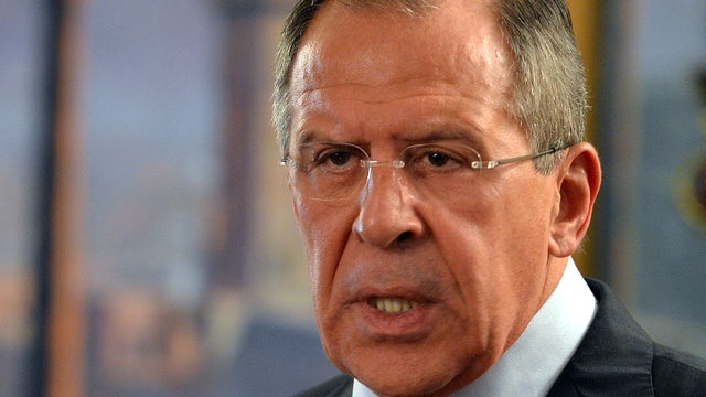 Russian Foreign Minister Sergey Lavrov speaks during a press conference in Islamabad Oct. 4, 2012. 