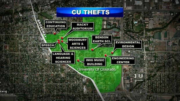 CU THEFTS MAP 