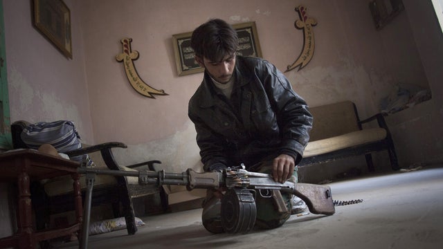 rebel fighter, syria 