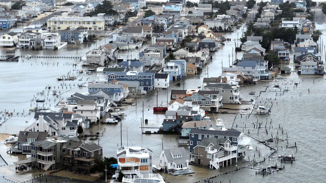 Devastation in Long Beach Island, N.J. 