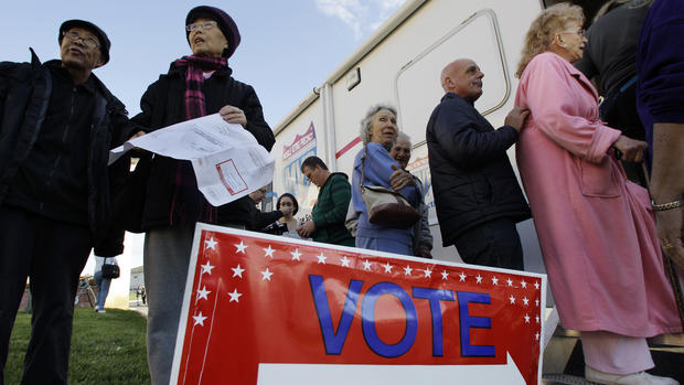 Voting in Sandy-affected communities 