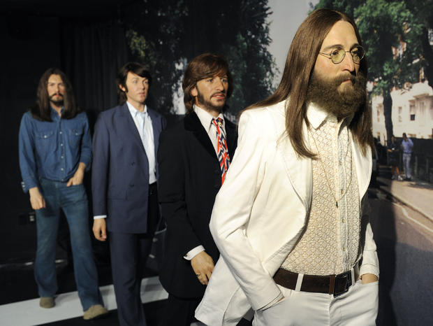 Wax figures of The Beatles are unveiled 