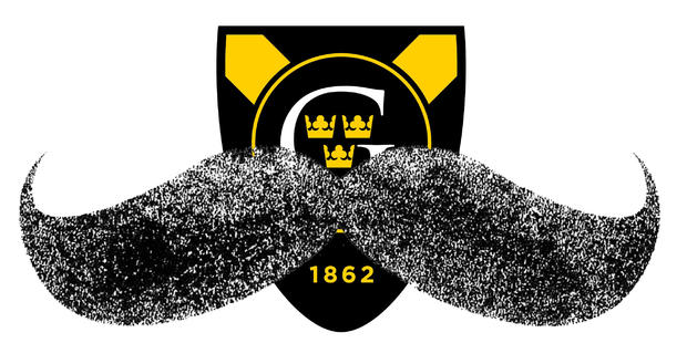 Gustavus Movember Stache Graphic 