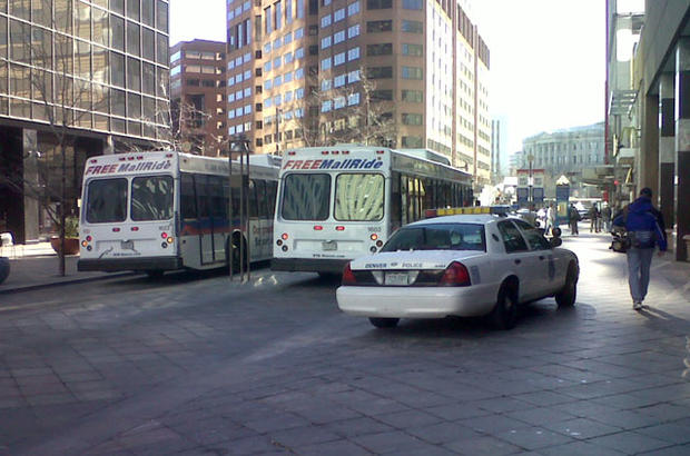 16th Street Mall shuttles stopped 