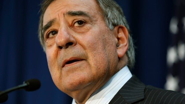 U.S. Defense Secretary Leon Panetta during news conference in Perth, Australia Wednesday 