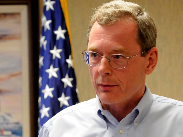 David Rainey, BP's vice president for Gulf of Mexico production, speaks to the media in New Orleans April 22, 2010. 