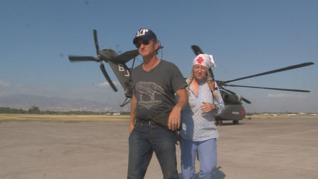 Sean Penn's two-week mission has turned into three years and counting. 
