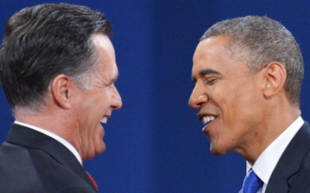 Obama and Romney 
