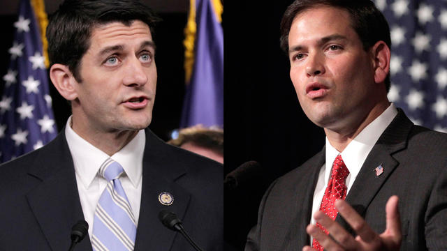 Wisconsin Rep. Paul Ryan and Florida Sen. Marco Rubio 