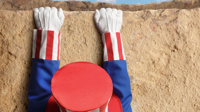 Fiscal cliff Uncle Sam 