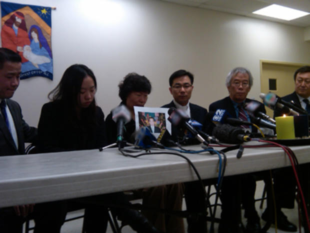 Ki-Suck Han's Widow And Daughter At news Conference Dec. 5, 2012 