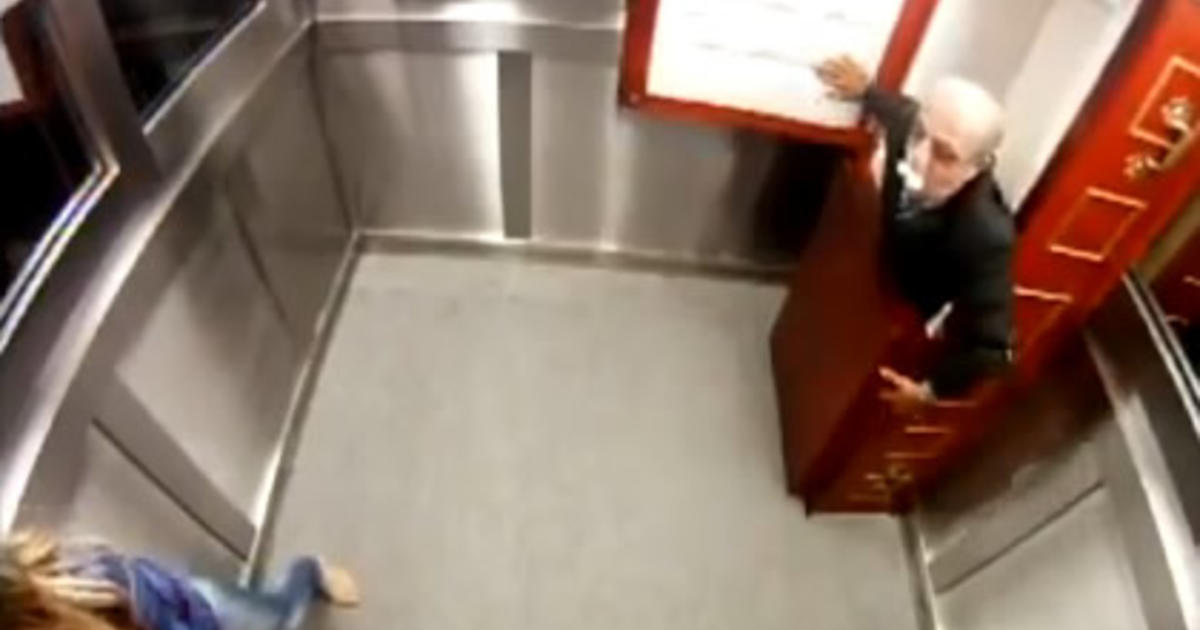 Viral Video: Scary Corpse Elevator Prank In Brazil - CBS Texas