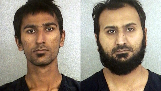 Raees Alam Qazi, left, and brother Sheheryar Alam Qazi, both of Oakland Park, Fla., are seen in this combination of undated mug shots provided by the Broward County Sheriff's Office. 