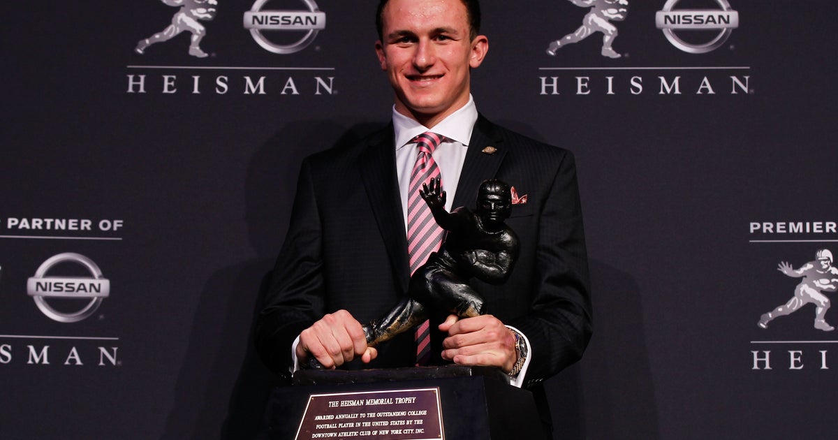 Manziel is first freshman Heisman Trophy winner CBS News
