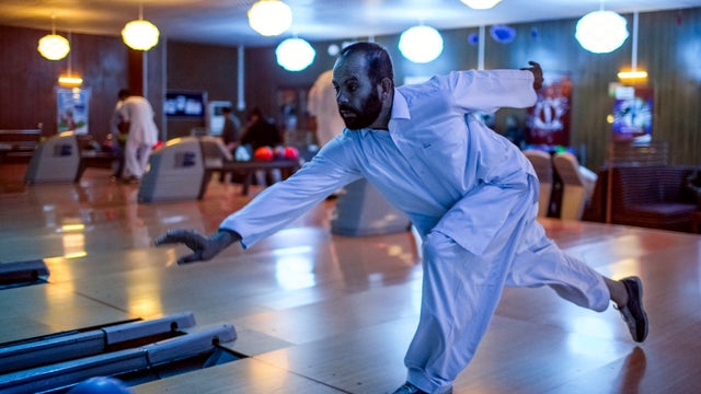 Strikers - Afghanistan bowling alley 