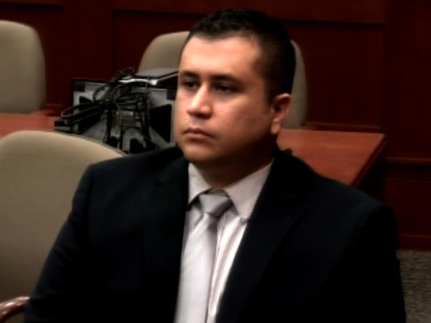 George Zimmerman watches during his hearing at the Seminole County Courthouse in Sanford, Fla., Dec. 11, 2012. 