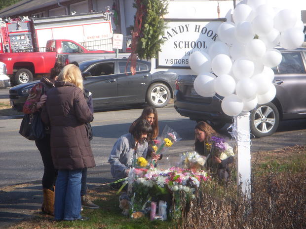 A Memorial For The Victims OF The Newton, CT School Shooting 